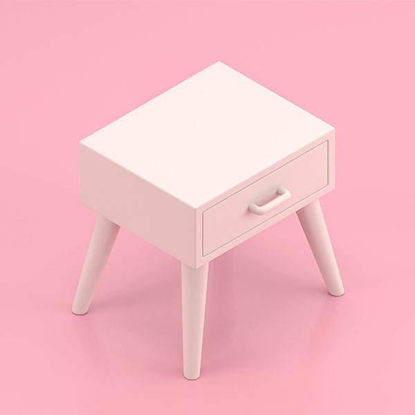 Mesa de canto com gaveta image 1