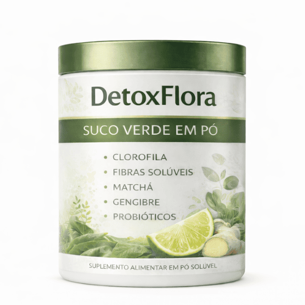 DetoxFlora – Suco Verde Funcional em Pó